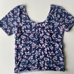 Flower crop top